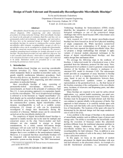 Design of Fault-Tolerant and Dynamically