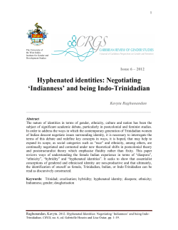 Hyphenated identities: Negotiating Indianness