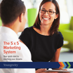 The 5 x 5 Marketing System