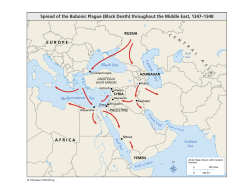 (Black Death) throughout the Middle East, 1347&ndash;1348