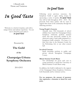 In Good Taste - Champaign