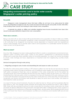 CS_Singapores water pricing policy