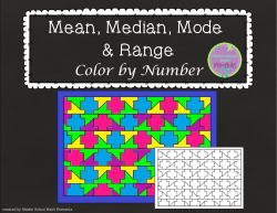 MeanMedianModeRangeColorbyNumber