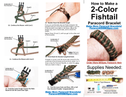 How to Make a 2-Color Fishtail Paracord Bracelet