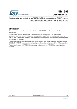 Getting started with the X-CUBE-SPN8, low