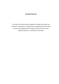 Copyright Statement - Bournemouth University Research Online