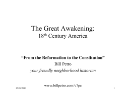 The Great Awakening