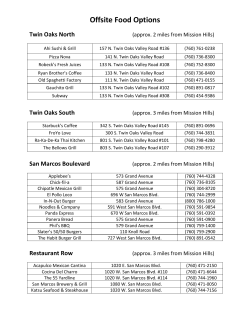 Offsite Food Options