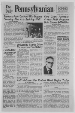 Students Paint Out An ti- War Slogans Covering