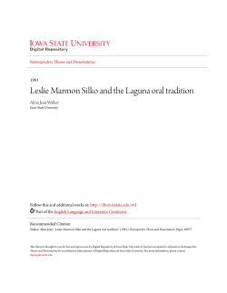 Leslie Marmon Silko and the Laguna oral tradition