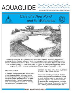 Care of a new pond - Missouri Department of Conservation
