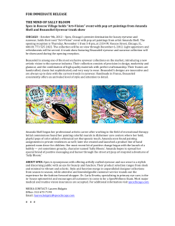 for immediate release the mind of sally bloom