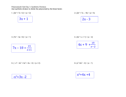 3x + 1 2x - 3 7x &ndash; 10 + 4x + 9 + -x3+3x