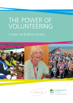 the power of volunteering