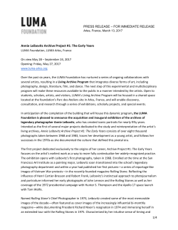 Annie Leibovitz Archive Project #1: The Early Years