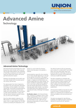Advanced Amine - Union Engineering