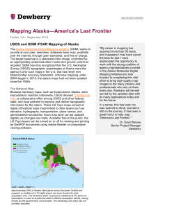 Mapping Alaska&mdash;America`s Last Frontier