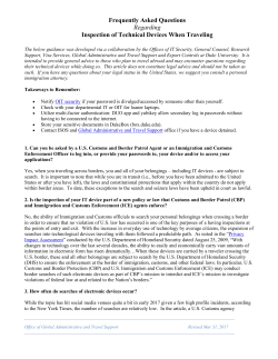 Frequently Asked Questions Regarding Inspection of Technical