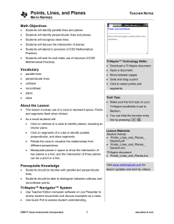 Teacher Notes PDF - TI Education