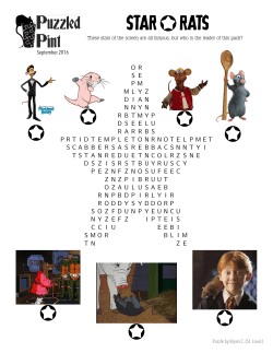 Star Rats - Puzzled Pint