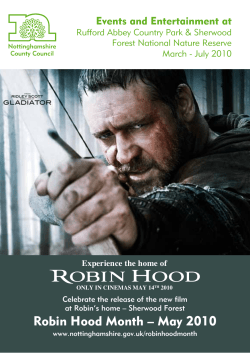 Events at Rufford Country Park and Sherwood Forest National