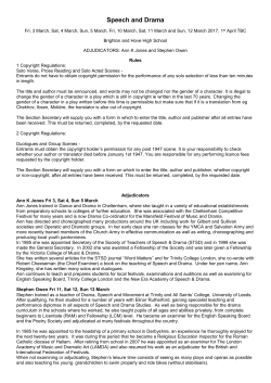 syllabus - Springboard Festival