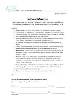 Minibus Consent - St Blaise CE Primary School | Achieving Together