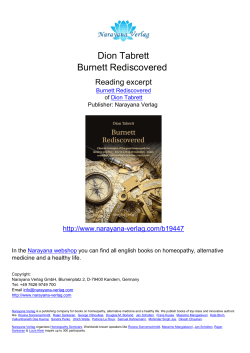 Dion Tabrett Burnett Rediscovered