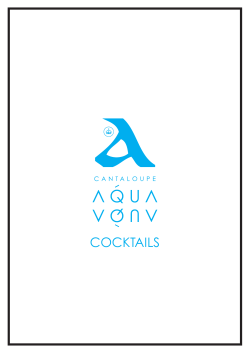Aqua - Cocktail - Cantaloupe Hotels