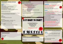 Is it right to fight? Topic Overview