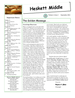 Heskett Middle - Bedford City School District