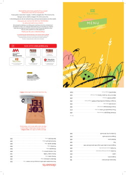 Menu pdf