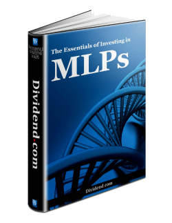 Dividend.com Essentials Of MLP Investing