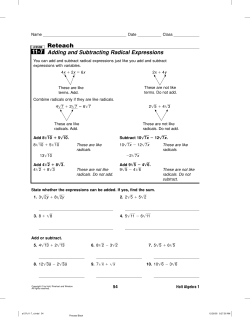 reteach_adding_and_subtracting_radicals