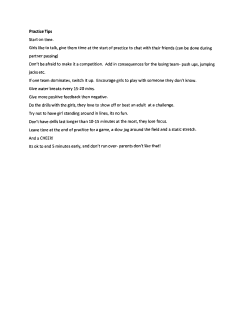 MLAX Girls Practice Tips and Drills