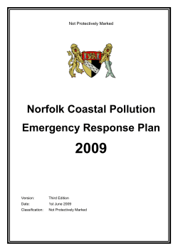 Norfolk Coastal Pollution Emeregncy Response