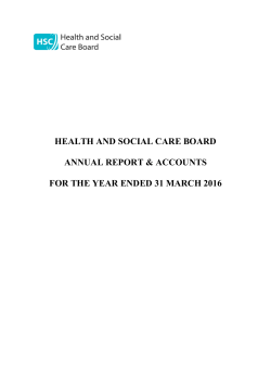 Annual Report and Accounts 2015