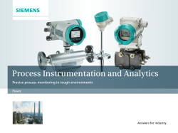 Power - Process Instrumentation and Analytics