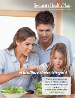A healthier choice for you!