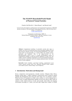 The MASON HouseholdsWorld Model of Pastoral Nomad
