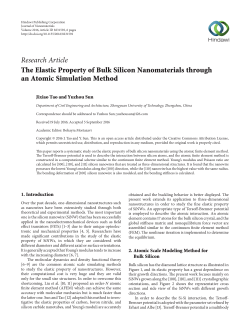 The Elastic Property of Bulk Silicon Nanomaterials through an
