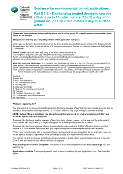 Guidance notes Part B6.5 - Natural Resources Wales
