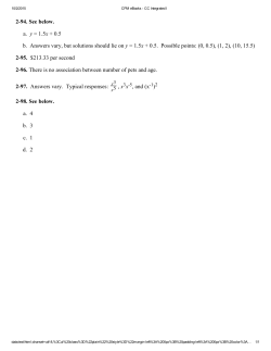 294. See below. a. y = 1.5x + 0.5 b. Answers vary, but solutions