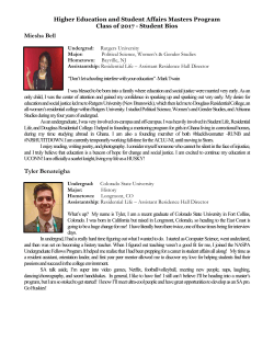 Class of 2017 - uconn hesa - University of Connecticut