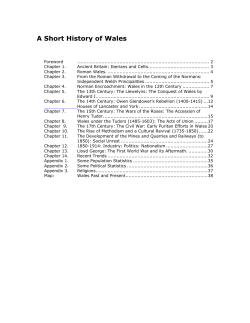 7. A Short History of Wales
