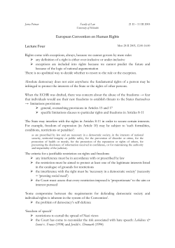 Globalization in Human Rights