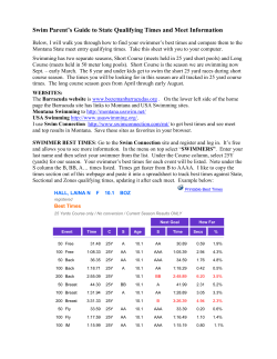 Swim Parent`s tips and tricks