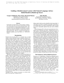 Guiding a Reinforcement Learner with Natural Language Advice