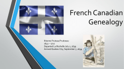 French Canadian Research