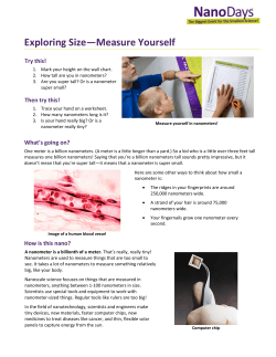 Exploring Size—Measure Yourself